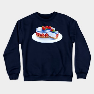 Sailor Mercury Themed Cheesecake Crewneck Sweatshirt